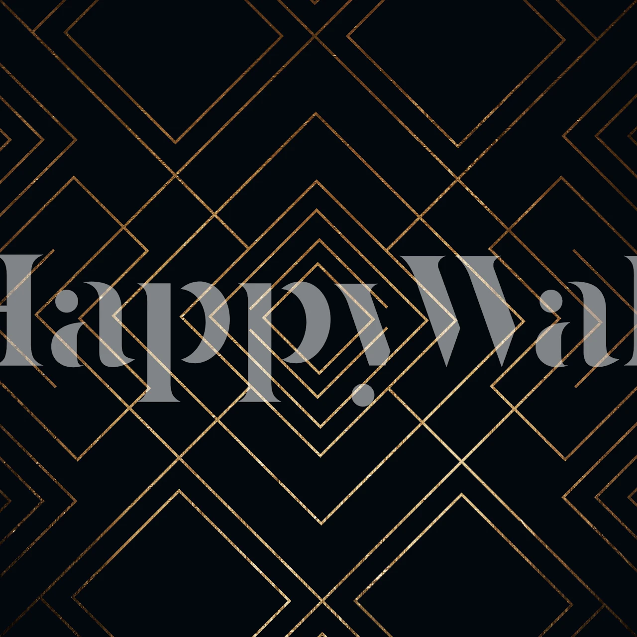 Louvre wallpaper displayed in a room