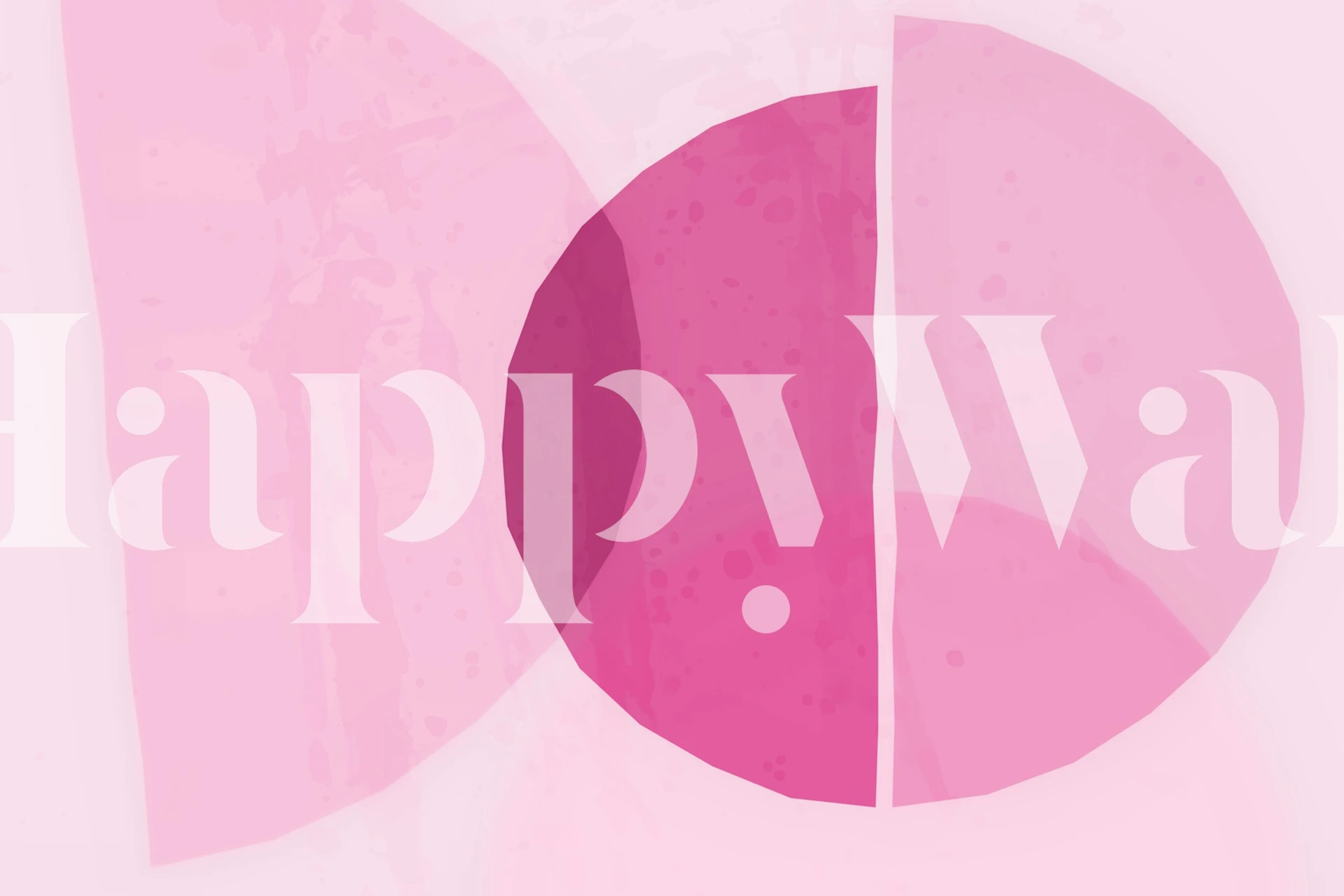 Tapeta Rose Tint Geometric Blend v místnosti