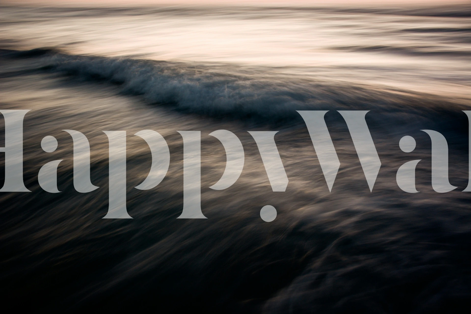 Abstract wallpaper design of ocean waves