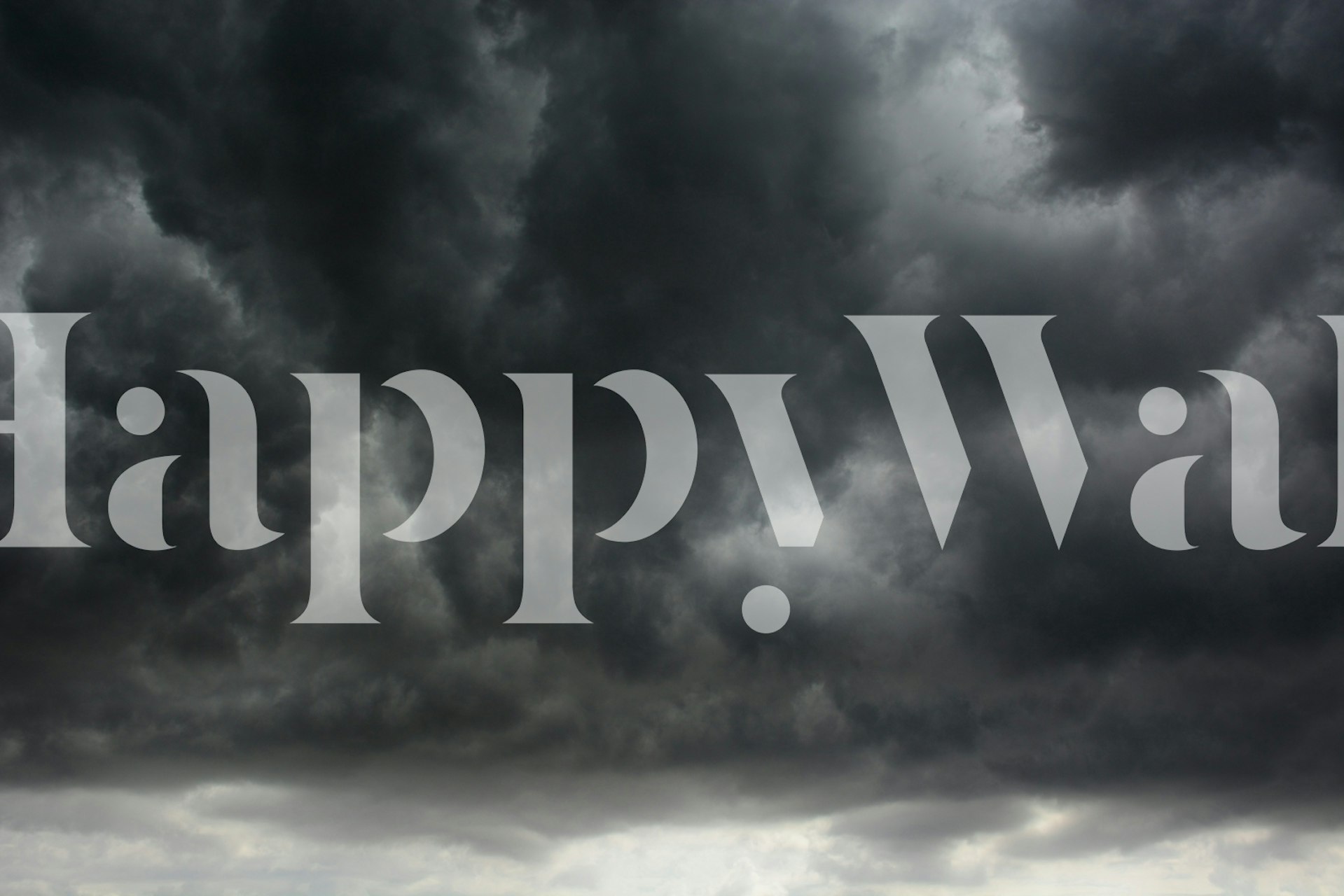 Carta da parati Storm #2 che mostra nuvole scure