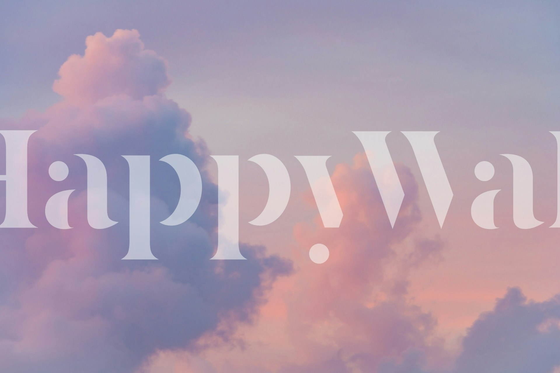 Cloud(s) #13 papel de parede em um quarto