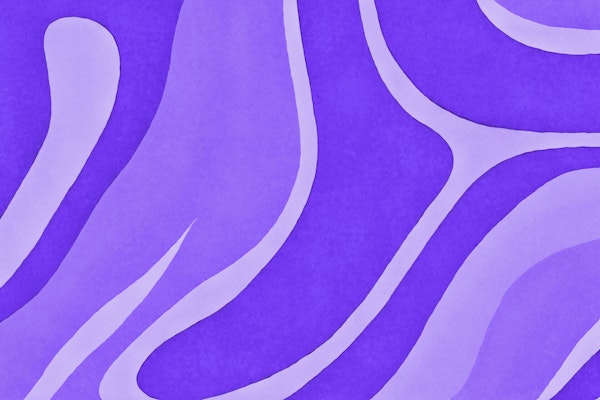 Contemporary Violet Waves