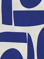 Blue Geometric Harmony wallpaper