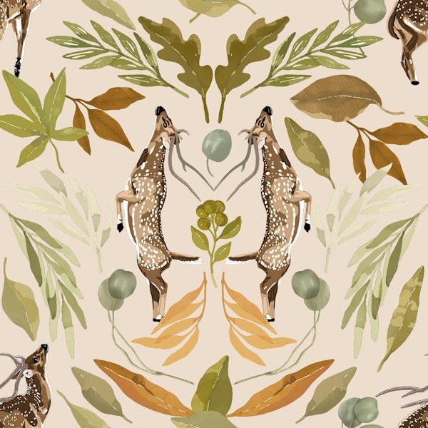 Sylvan Deer Elegance