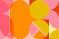 Geometric Vibrance papel de parede