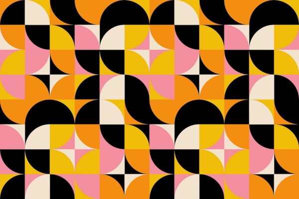 Abstract Retro Shapes