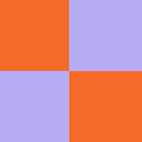 Retro Orange and Lavender Checkered Pattern papiers peint