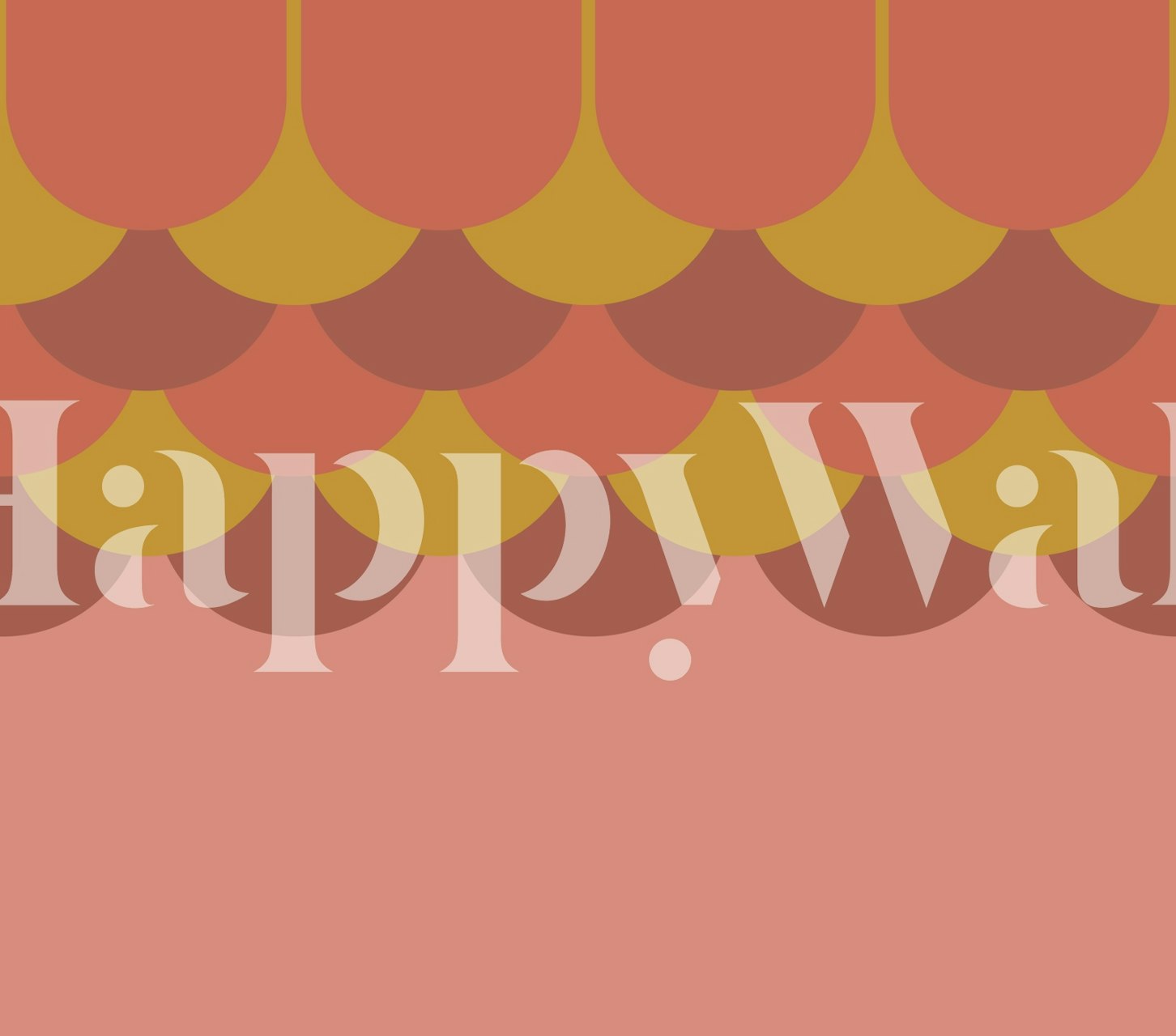 Golden Scales Chic Decor tapet i et rum