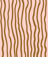 Modern Wavy Stripes papel de parede