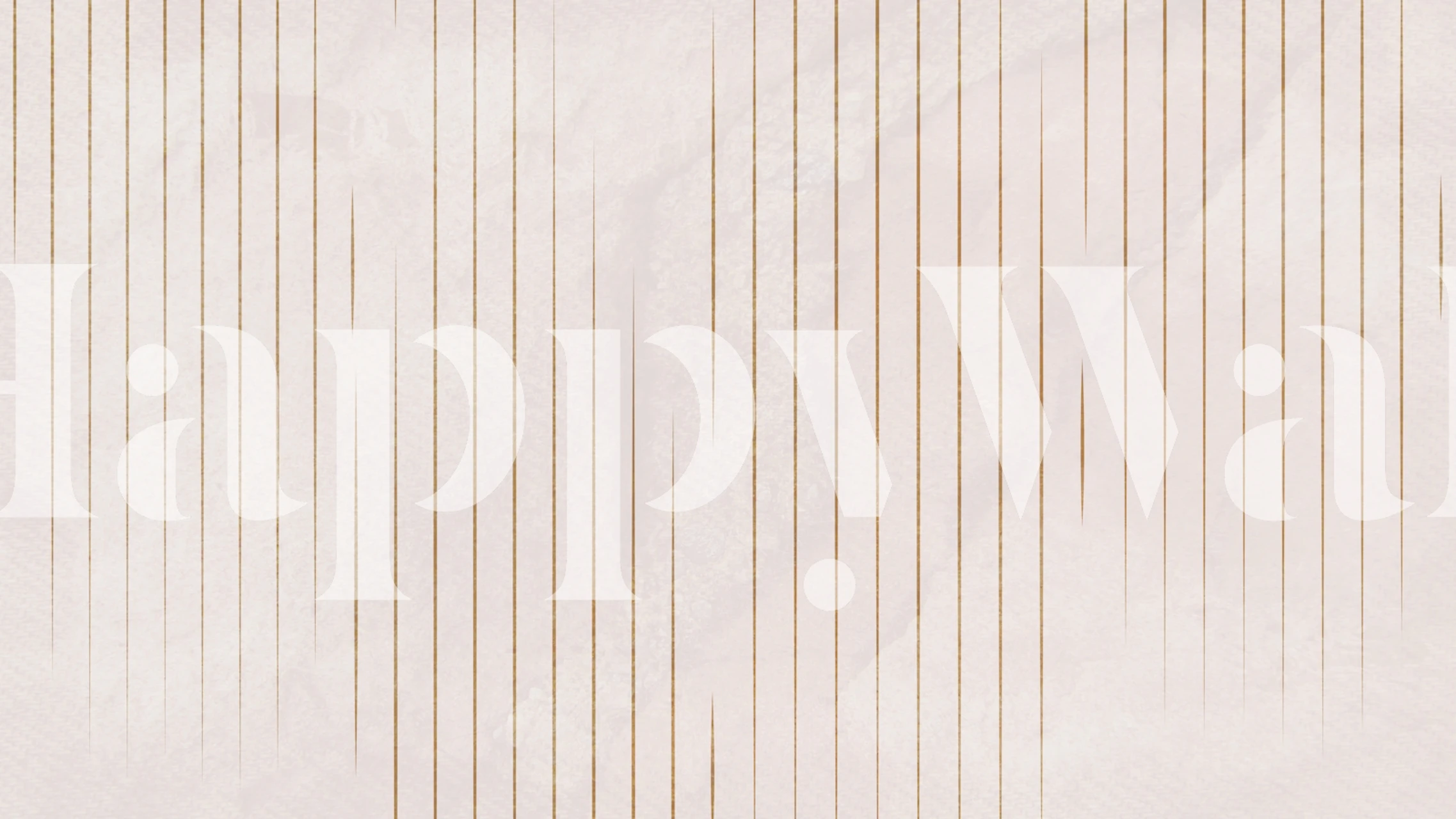 Golden Stripes Elegance wallpaper in a room