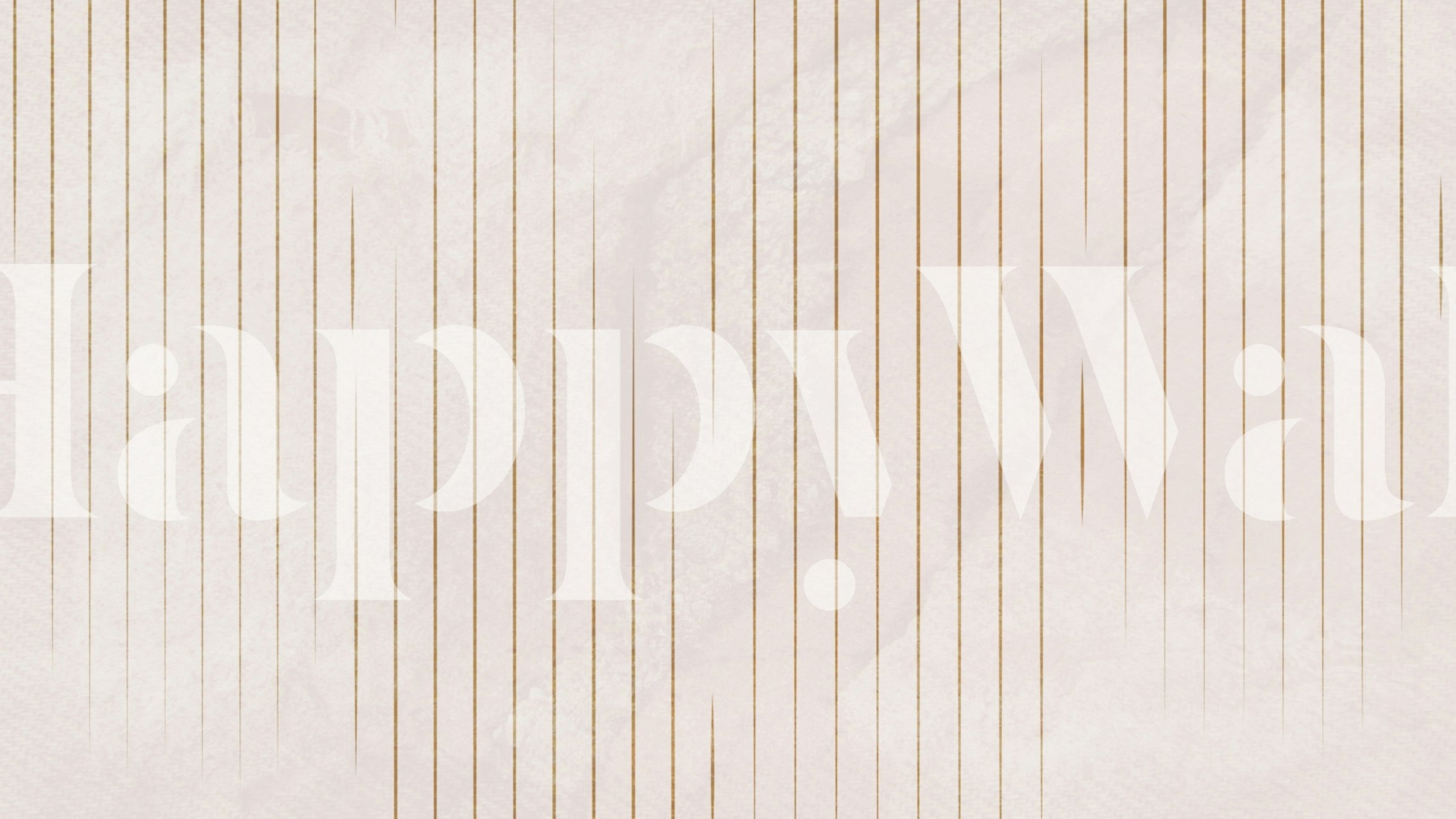 Χαρτί τοίχου Golden Stripes Elegance σε ένα δωμάτιο