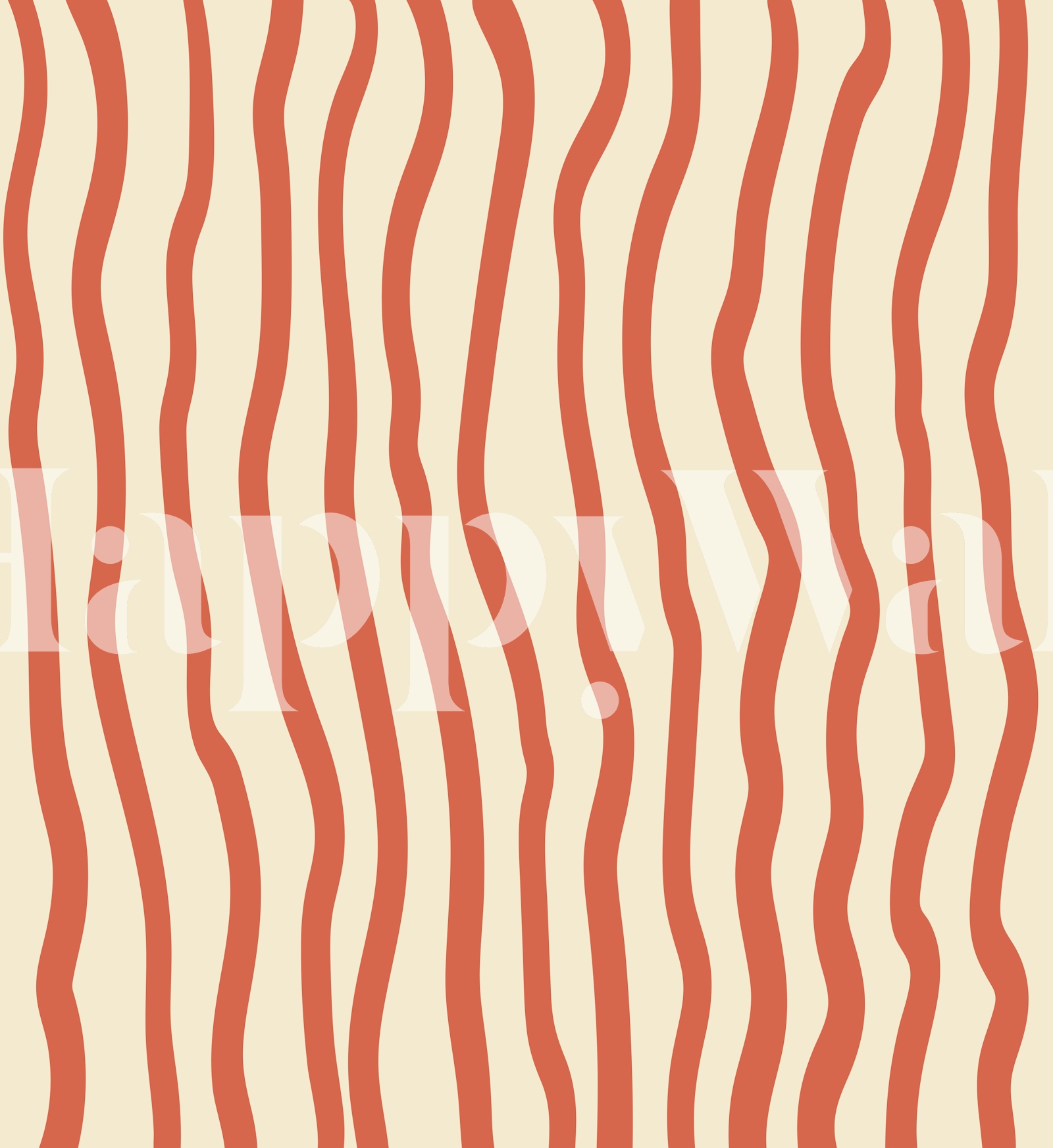 Curvy Chic Lines Wallpaper - Happywall