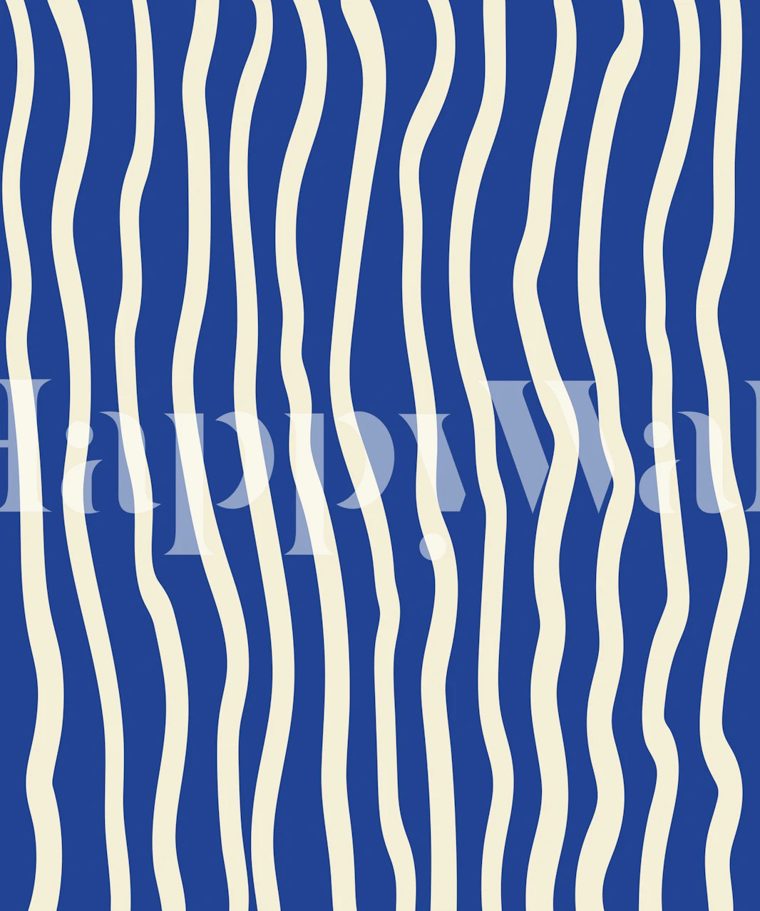 Vibrant orange and purple wavy pattern wallpaper