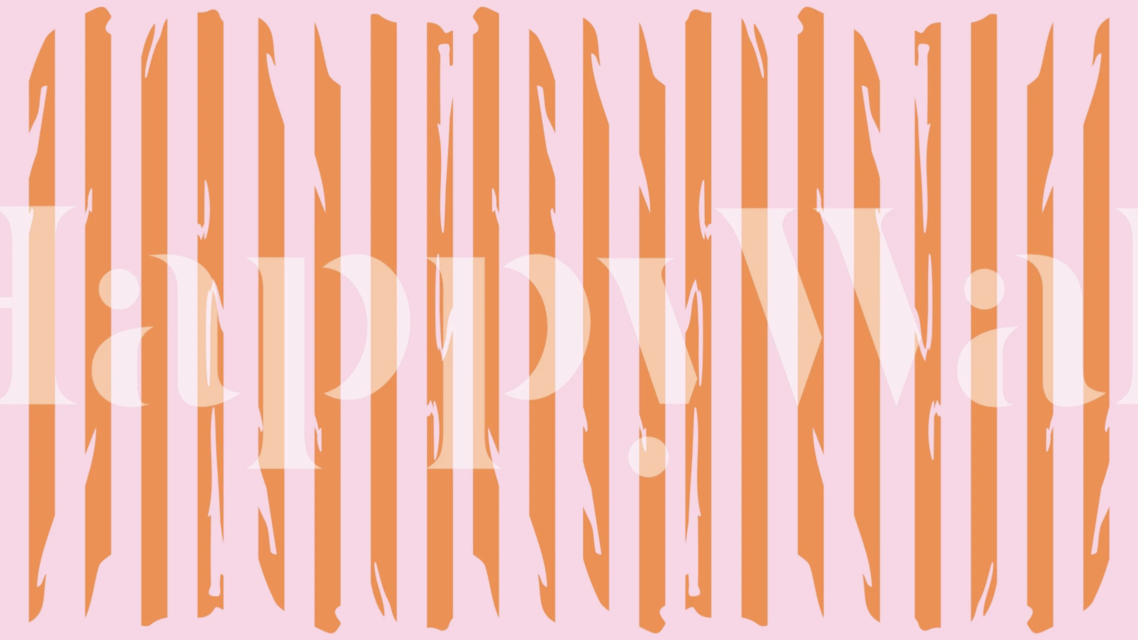 Urban Stripes Chic wallpaper design in a room