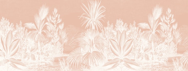 Peach Champagne Exotic Jungle