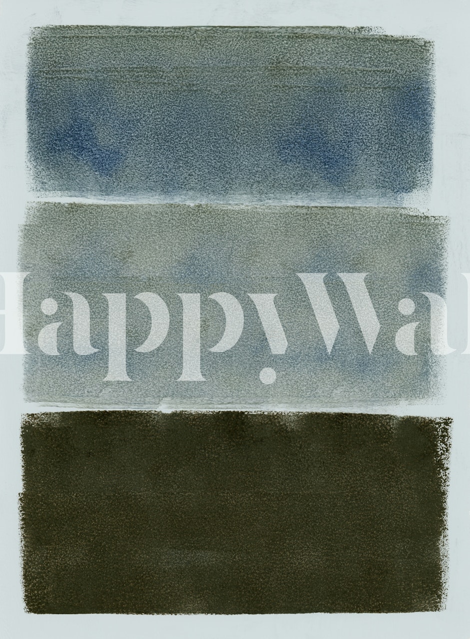 Tapeta Abstract colorfields wyświetlona w pokoju