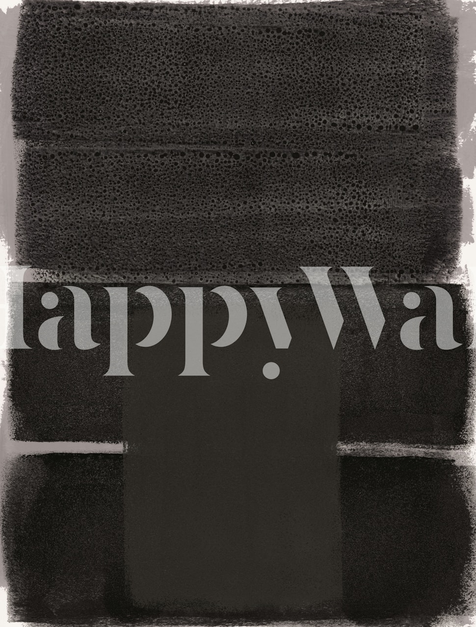 Modern Abstract Charcoal tapet i ett rum