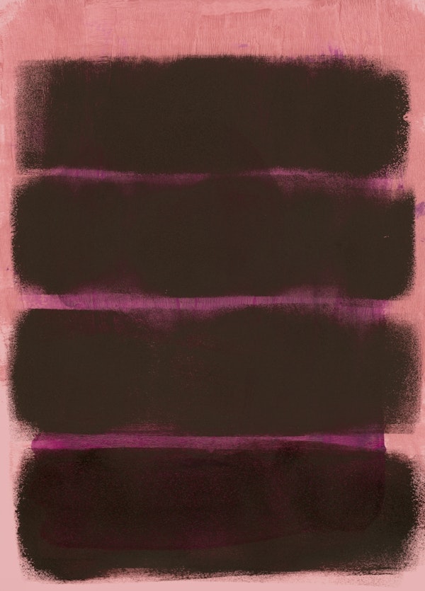 Crimson Brush Strokes