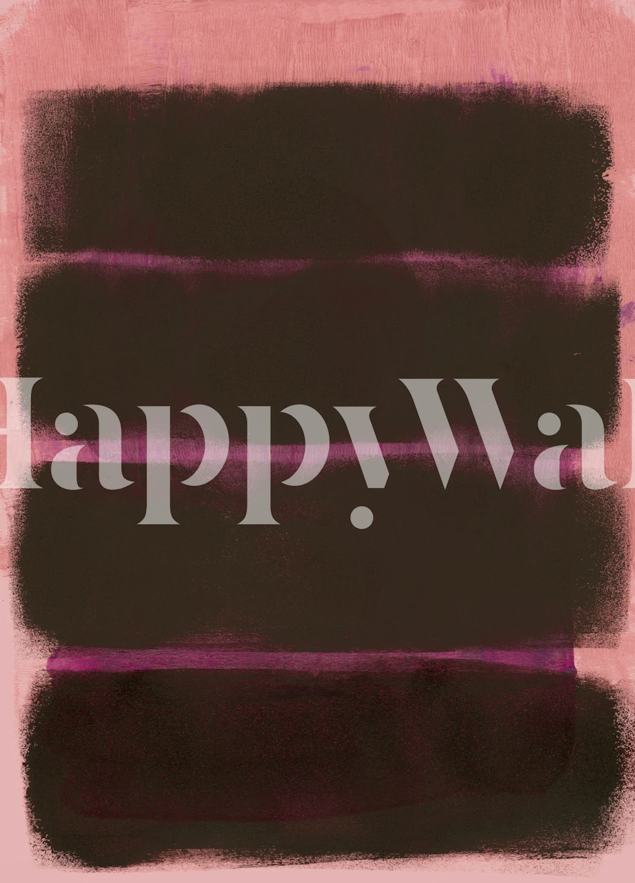 Crimson and dark brown brush strokes pattern wallpaper