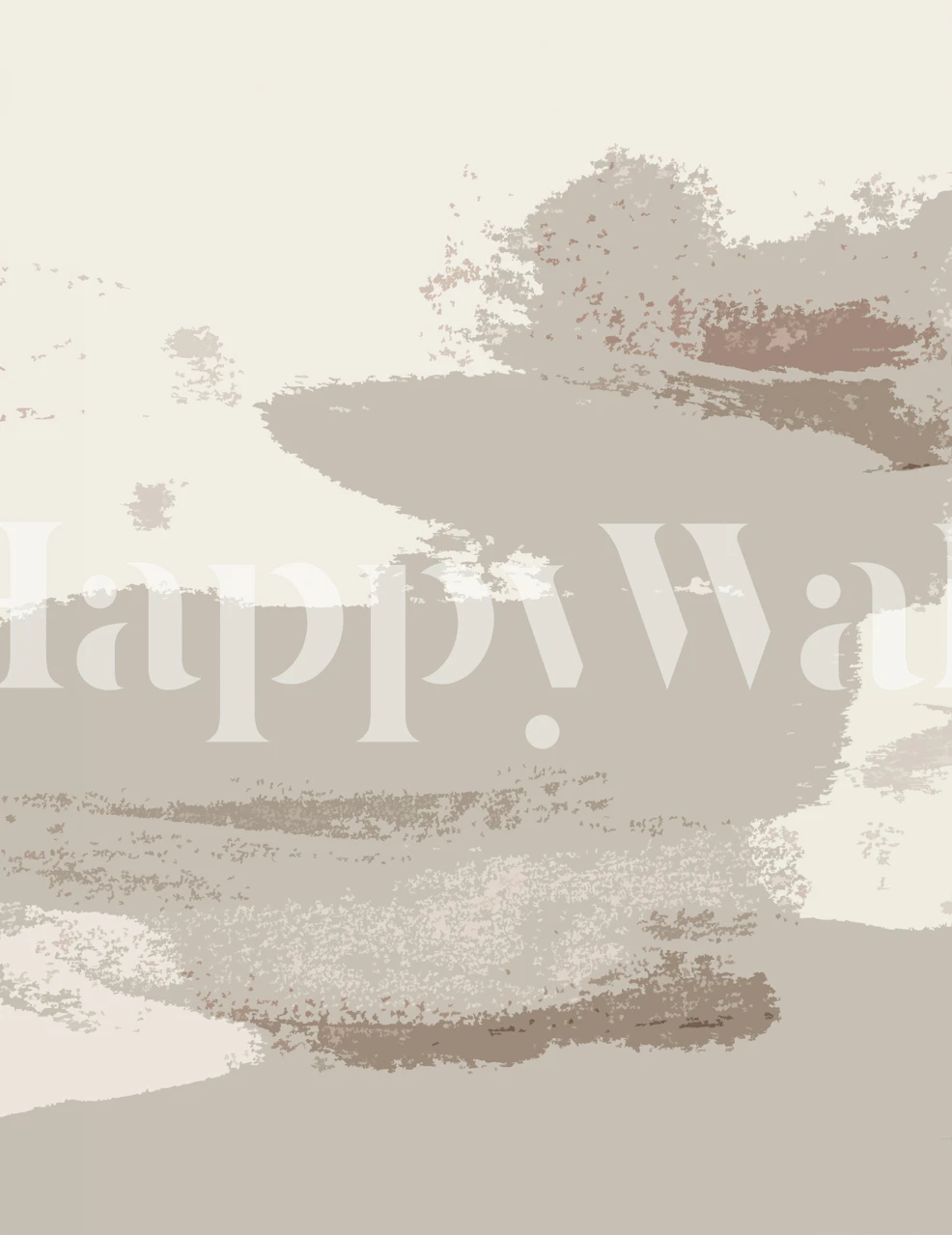 Sandy Brush Layers wallpaper displayed in a room