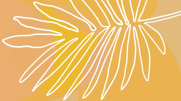 Golden Leaf Abstraction