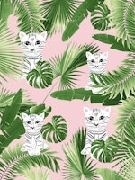 Baby Cat in the Jungle 1 papiers peint