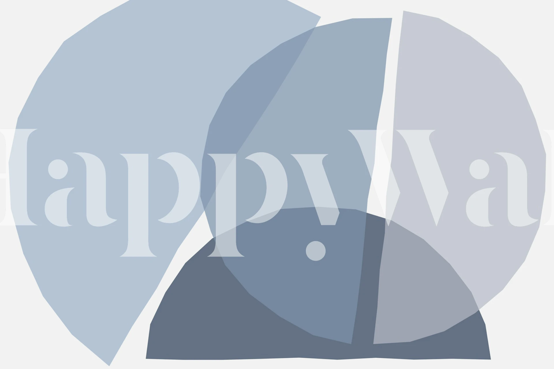 Bold Mid-Century Shapes tapetti huoneessa