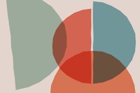 Abstract Art Shapes ταπετσαρία