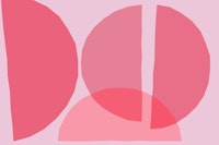 Rose Tint Geometric Chic tapeta