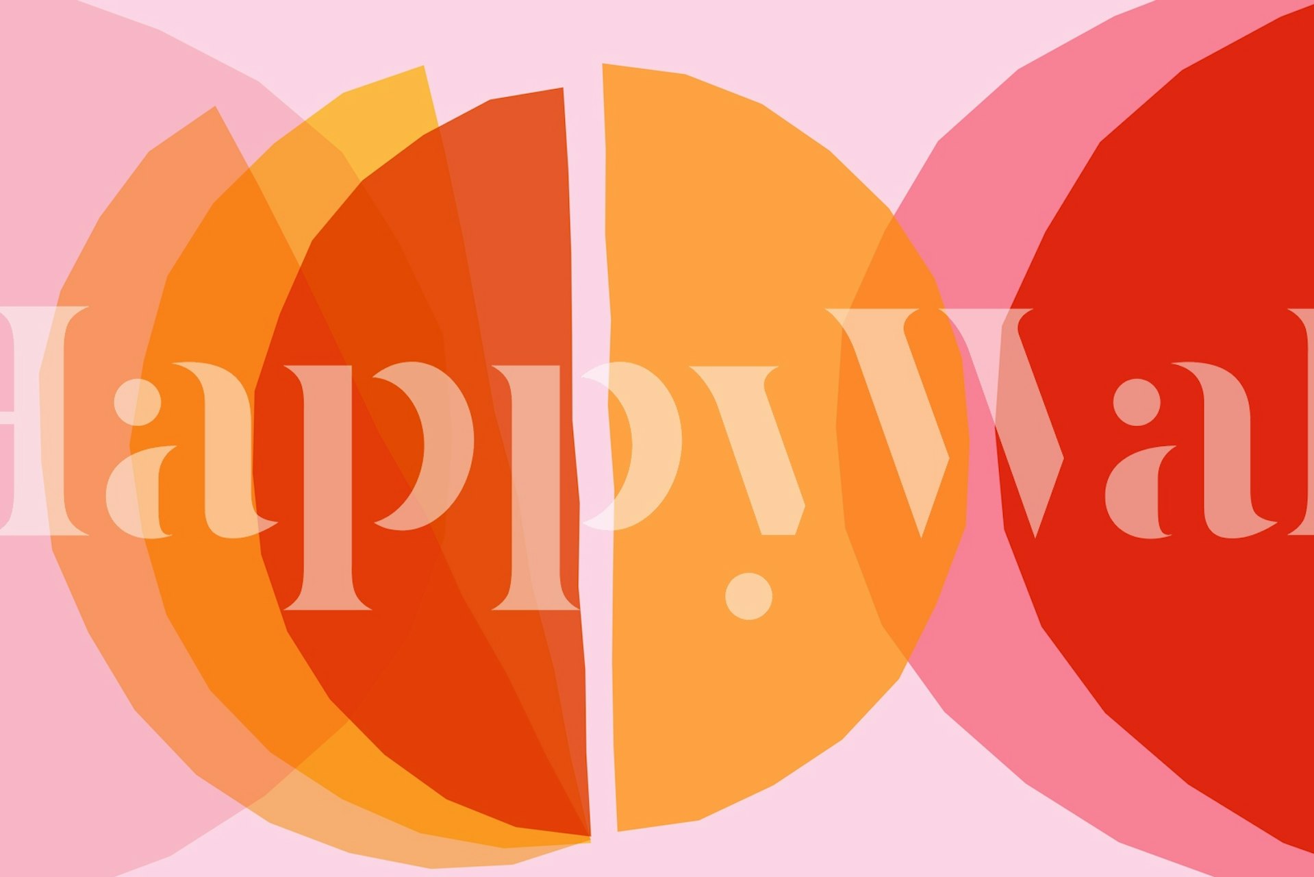 Warm Tones Artpiece wallpaper showcased in a room