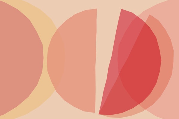 Warm Hues Minimal Art