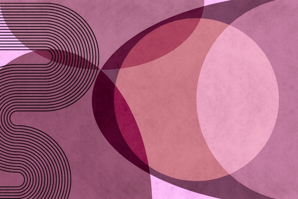 Warm Hues Minimal Art