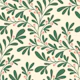 Green Berry Branch on Cream
