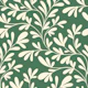 Cream Trailing Branches on Green