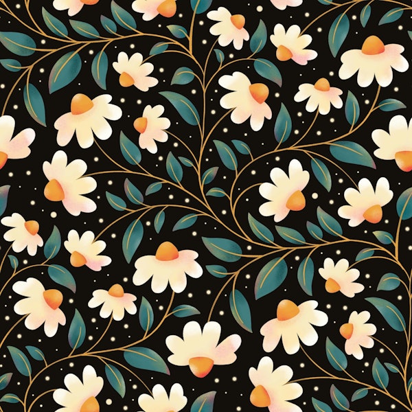 Enchanting Midnight Daisy