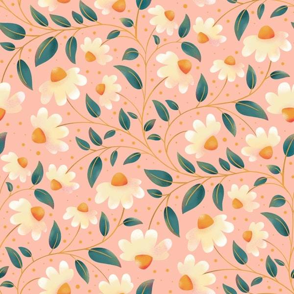 Daisy Delight on Pink