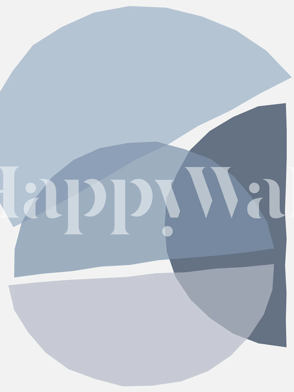 Pastel geometric wallpaper in een stijlvolle kamer