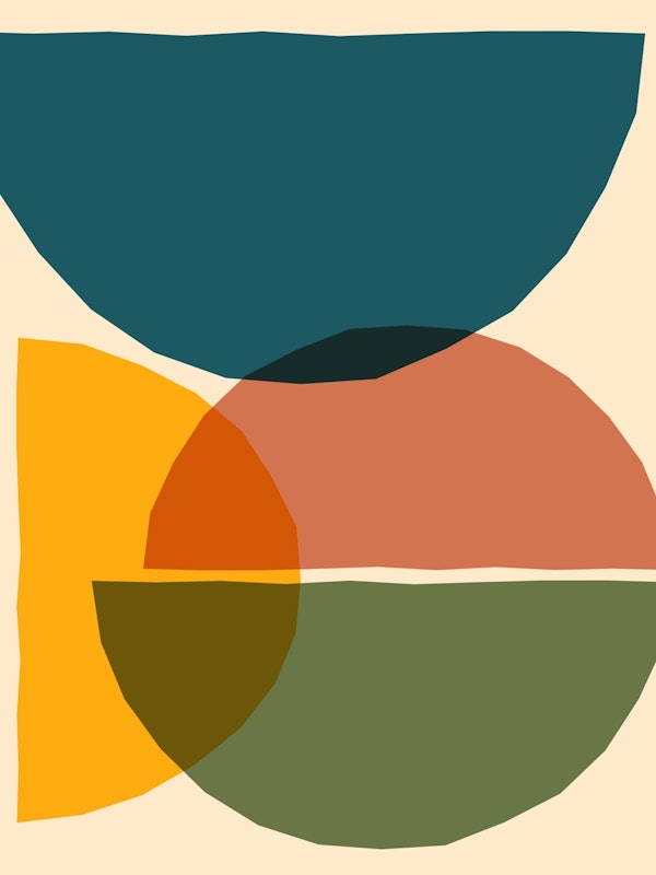 Abstract Autumn Shapes