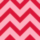 Full Chevron - Pink and Crimson Red