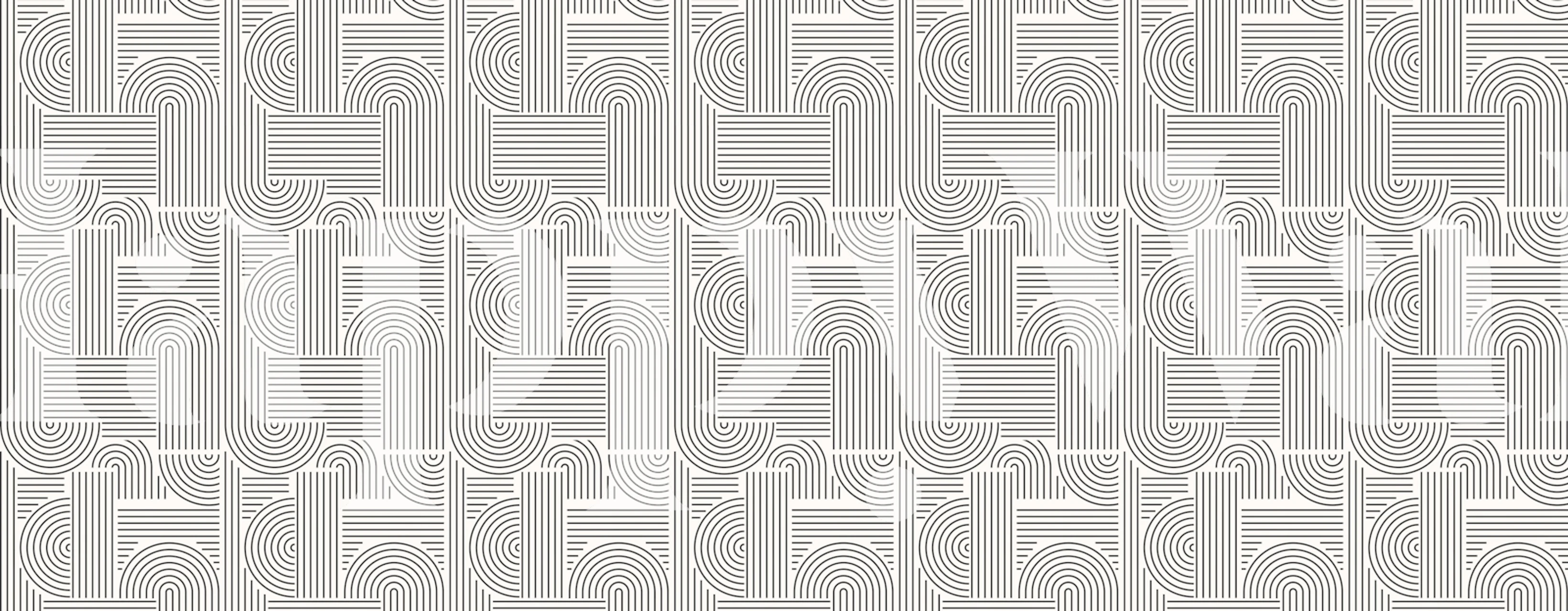 Art Deco Geometric Chic papier peint dans une pièce