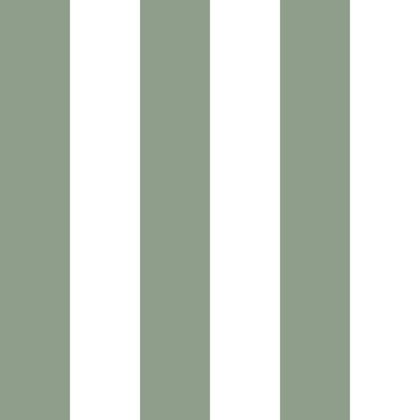 Sage And White Scandi Stripes Nursery