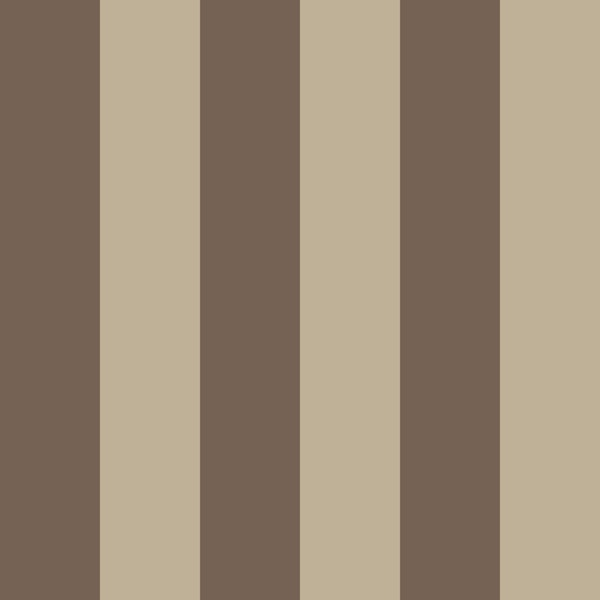 Dark Brown And Beige Scandi Stripes Nursery