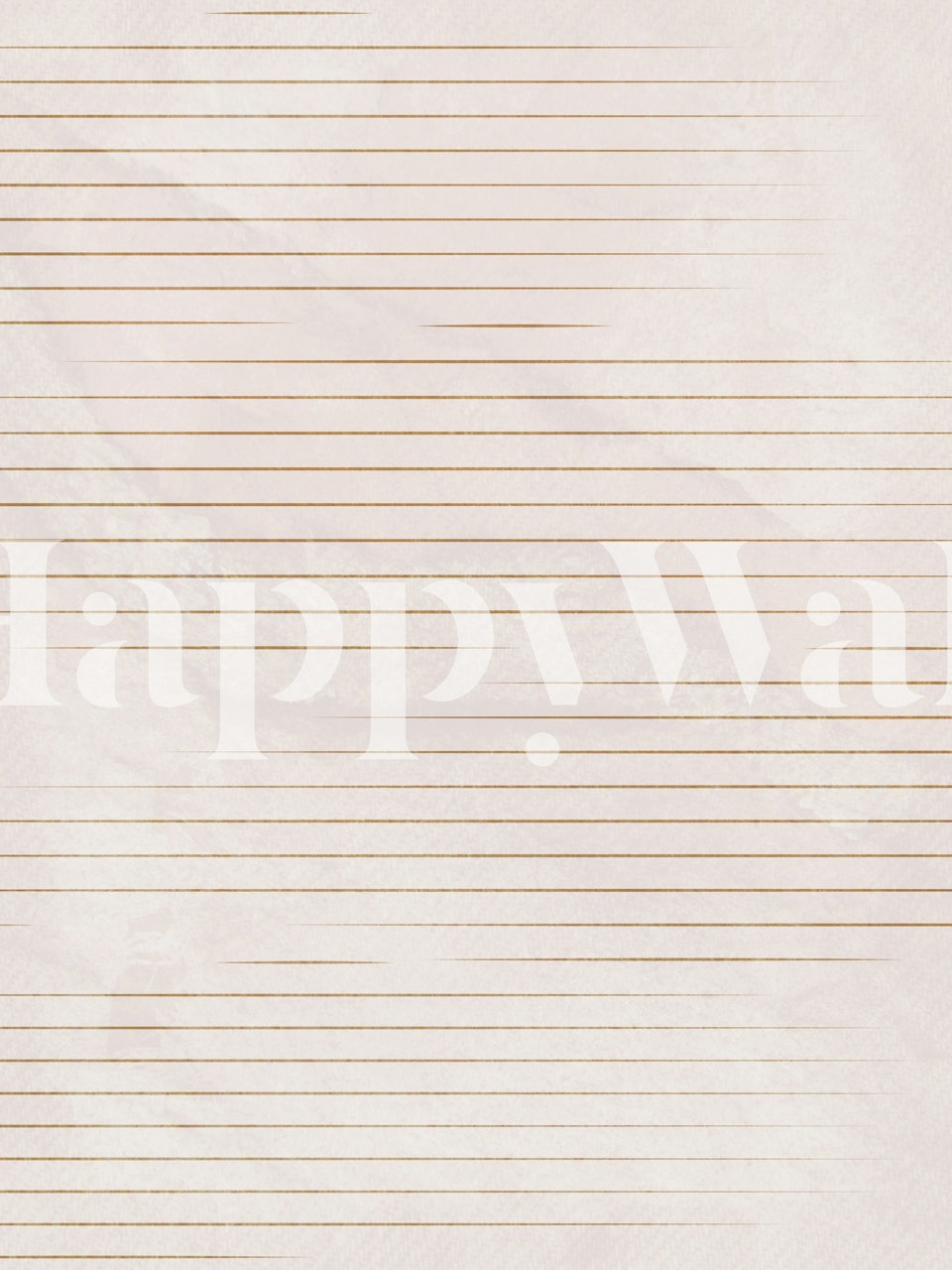 Papel de parede Elegant Beige Stripes em um quarto