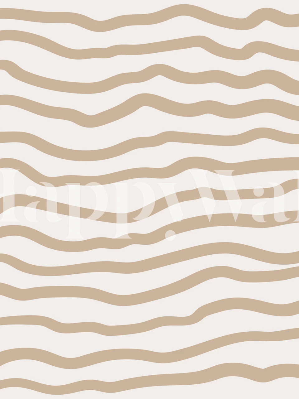 Natural Curves Elegance wallpaper in a room