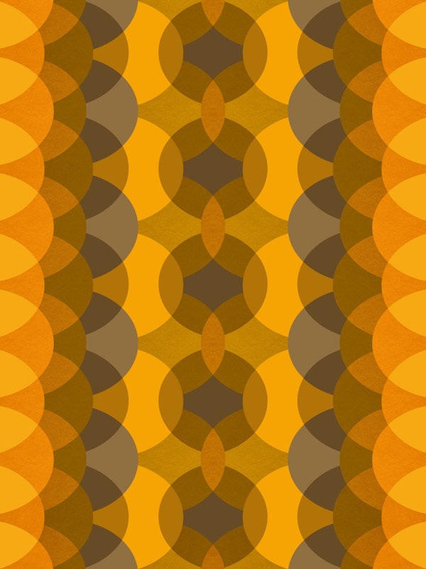 Golden Retro Geometry