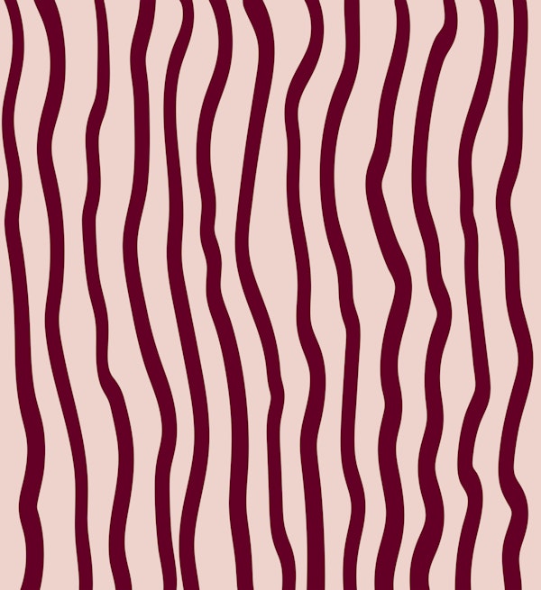 Burgundy Swirl Stripes