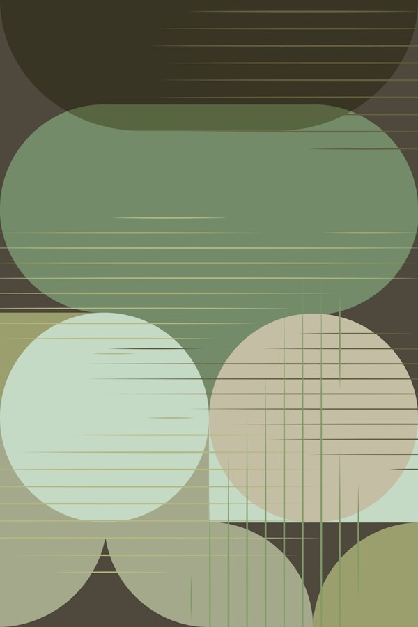 Retro Geometric Serenity