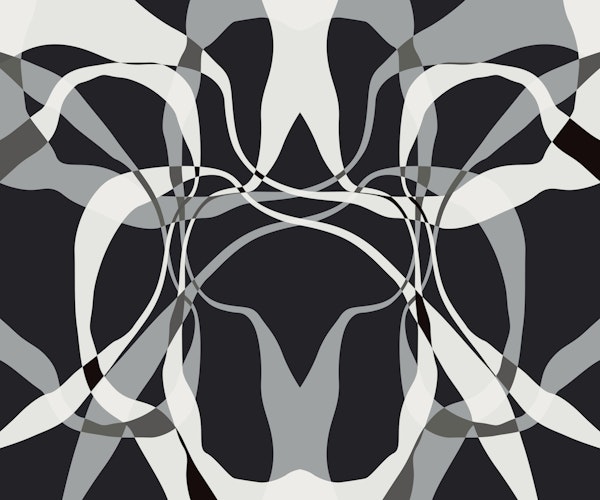 Abstract Rounds Mono Tone