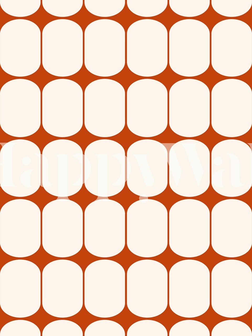 Retro Chic Rounds wallpaper pattern