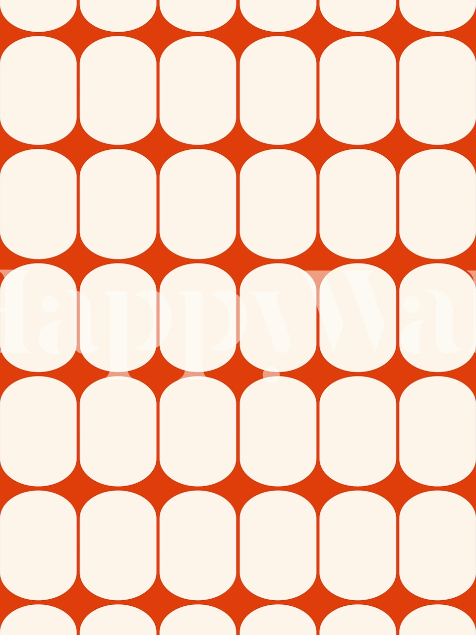 Retro Chic Rounds -tapettimalli